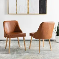Lulu Faux Leather Upholstered Dining Chair