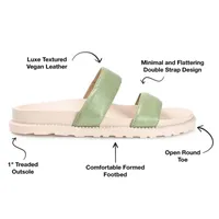 Journee Collection Womens Stellina Slide Sandals