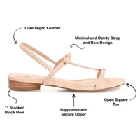 Journee Collection Womens Zaidda Flat Sandals