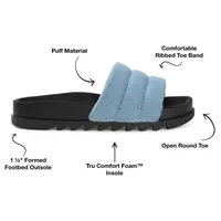 Journee Collection Womens Lazro Slide Sandals