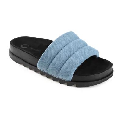 Journee Collection Womens Lazro Slide Sandals