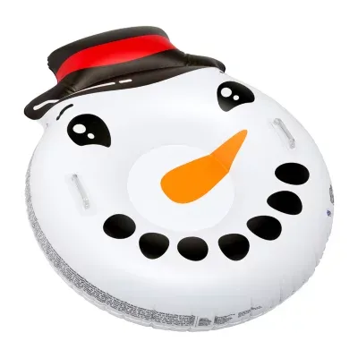 Big Mouth Round Snowman Face Snow Tube