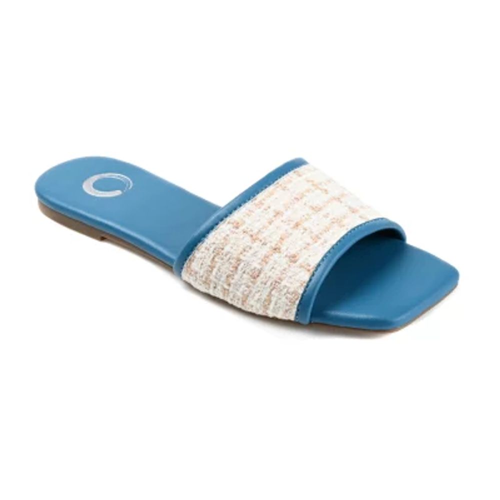 Journee Collection Womens Mikala Flat Sandals