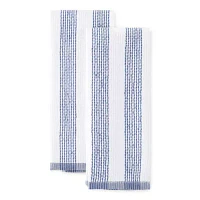 Cooks Striped Dual Purpose 4-Pc. Kitchen Towel Set