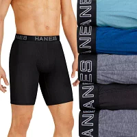 Hanes Ultimate Comfort Flex Fit Total Support Pouch Bonus Pack Mens 5 Long Leg Boxer Briefs