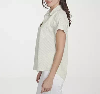 Hearts Of Palm Womens Short Sleeve Blouse