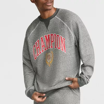 Champion Mens Crew Neck Long Sleeve Sweatshirt