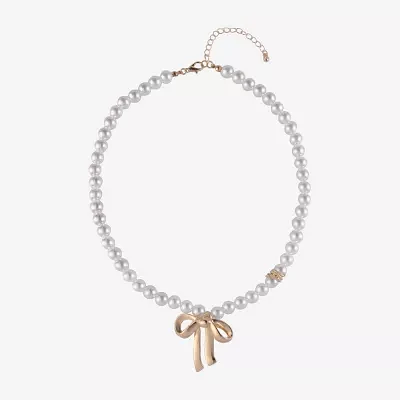 Arizona Womens 16 Inch Beaded Necklace