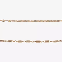 Arizona Gold Tone Chain 3-pc. 9 Inch Curb Ankle Bracelet