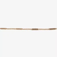 Arizona Gold Tone Chain 3-pc. 9 Inch Curb Ankle Bracelet