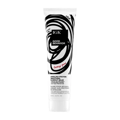 IGK Good Behavior Spirulina Smooth Blowout Styling Product 6.2 oz.