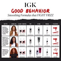 IGK Good Behavior Spirulina Smooth Blowout Styling Product 6.2 oz.