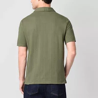 Frye and Co. Mens Regular Fit Short Sleeve Polo Shirt