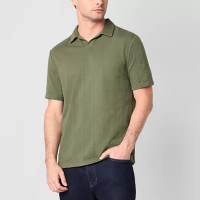 Frye and Co. Mens Regular Fit Short Sleeve Polo Shirt