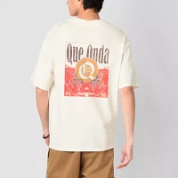 Arizona Mens Crew Neck Short Sleeve Boxy Fit Graphic T-Shirt