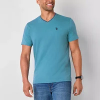 U.S. Polo Assn. Stretch Tipped Mens V Neck Short Sleeve T-Shirt