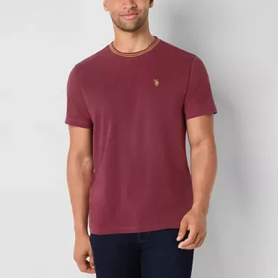 U.S. Polo Assn. Stretch Tipped Mens Crew Neck Short Sleeve T-Shirt