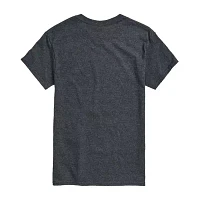 Big and Tall Mens Crew Neck Short Sleeve Classic Fit Americana Lilo & Stitch Graphic T-Shirt