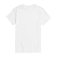 Big and Tall Mens Crew Neck Short Sleeve Classic Fit Americana Peanuts Snoopy Graphic T-Shirt