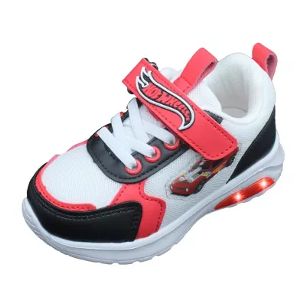 Hot Wheels Boys Light-Up Sneakers
