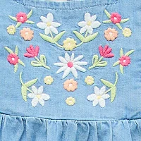 Okie Dokie Baby Girls Sleeveless Romper