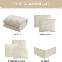Stratford Park Keltie 7-pc. Geometric Lightweight Comforter Set