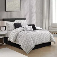 Stratford Park Leana 7-pc. Geometric Lightweight Comforter Set