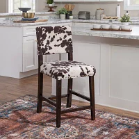 Sante Fe Upholstered Nailhead Barstool with Back