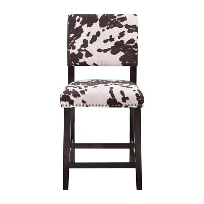 Sante Fe Upholstered Nailhead Barstool with Back