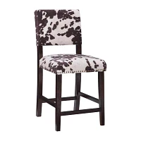 Sante Fe Upholstered Nailhead Barstool with Back