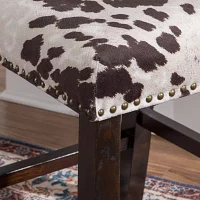 Sante Fe Upholstered Nailhead Barstool with Back