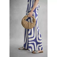 SOL and MER Crochet Croissant Clutch
