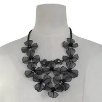 Mixit Flower 21 Inch Cable Statement Necklace