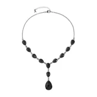 Mixit Black 18 Inch Cable Y Necklace