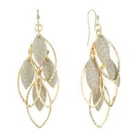 Monet Jewelry Two Tone Shakey Drop Earrings