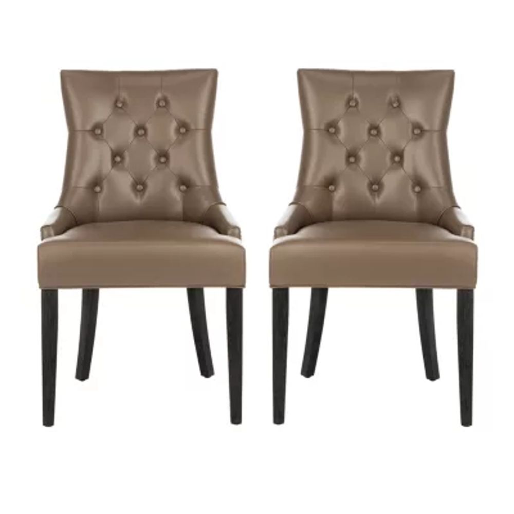 Abby Dining Collection 2-pc. Upholstered Tufted Side Chair