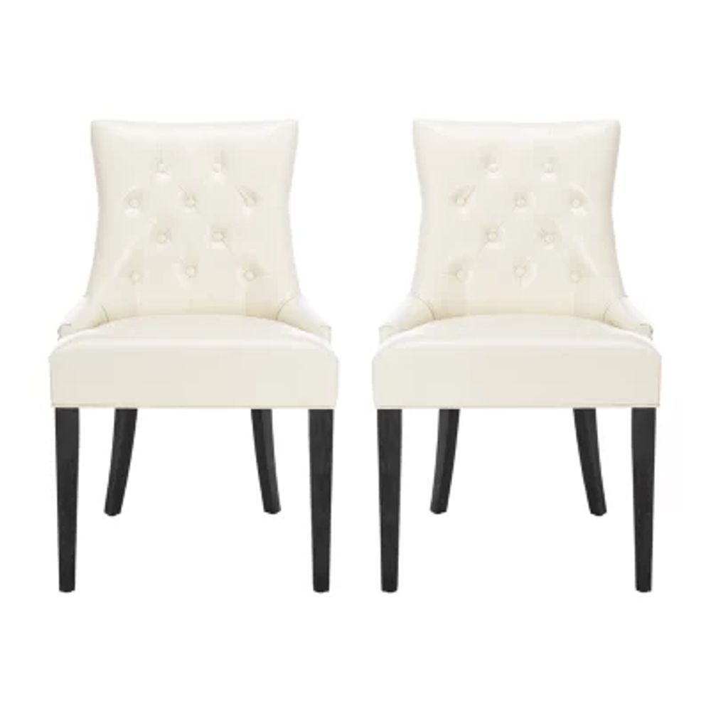 Abby Dining Collection 2-pc. Upholstered Tufted Chair