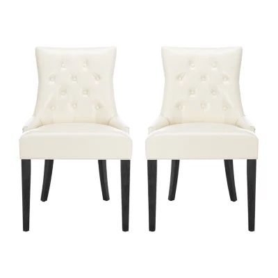 Abby Dining Collection 2-pc. Upholstered Tufted Chair