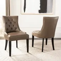 Abby Dining Collection 2-pc. Upholstered Tufted Side Chair