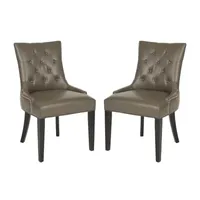 Abby Dining Collection 2-pc. Upholstered Tufted Side Chair