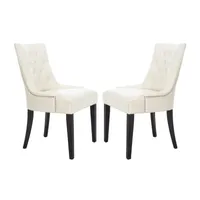 Abby Dining Collection 2-pc. Upholstered Tufted Chair