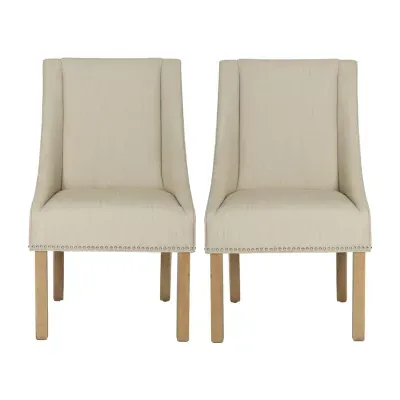 Morris Dining  Collection 2-pc. Upholstered Tufted Side Chair