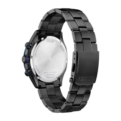 Drive from Citizen Drive Unisex Adult Chronograph Black Stainless Steel Bracelet Watch Ca0438-52e