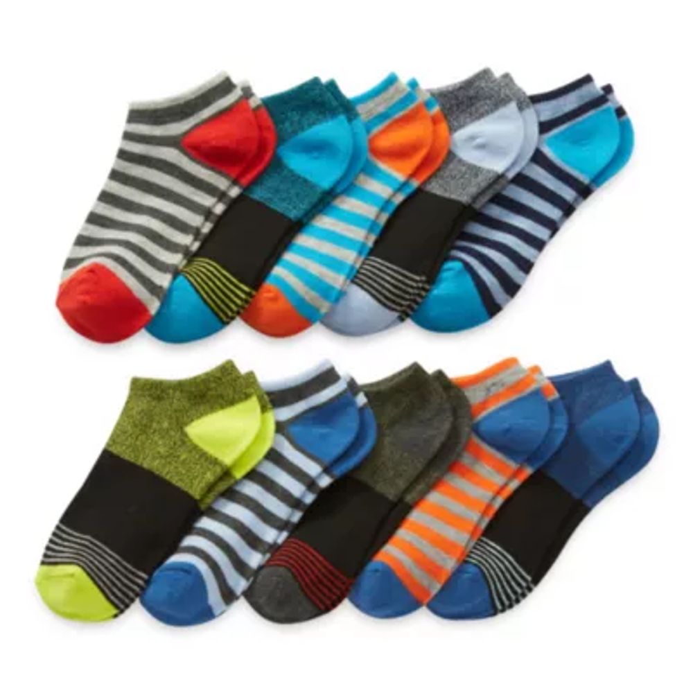 Thereabouts Little & Big Boys 10 Pair Low Cut Socks | Westland Mall