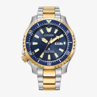 Citizen Promaster Dive Mens Automatic Two Tone Stainless Steel Bracelet Watch Ny0154-51l