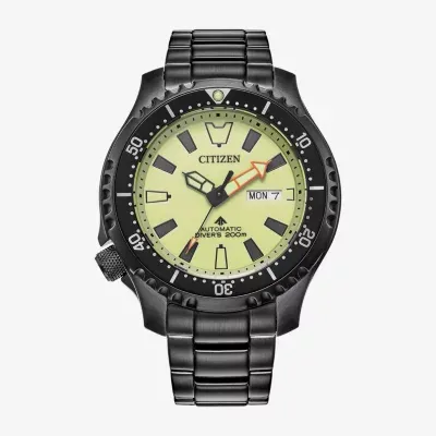 Citizen Promaster Dive Automatic Mens Automatic Black Stainless Steel Bracelet Watch Ny0155-58x
