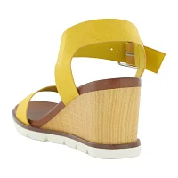 Mia Amore Womens Bianqa Wedge Sandals