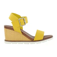Mia Amore Womens Bianqa Wedge Sandals