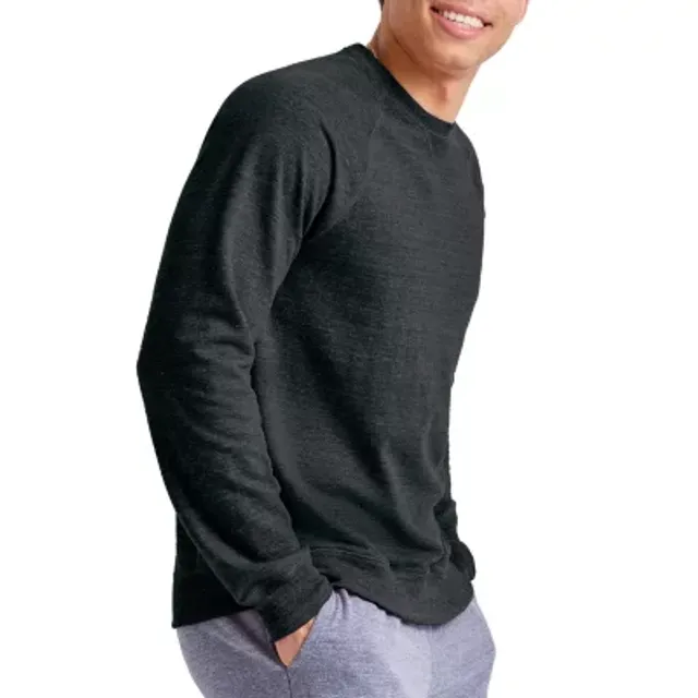 mutual weave Mens Long Sleeve Regular Fit Waffle Henley Shirt