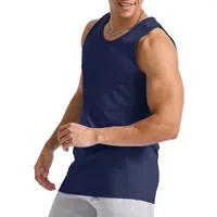 Hanes Mens Round Neck Sleeveless Tank Top